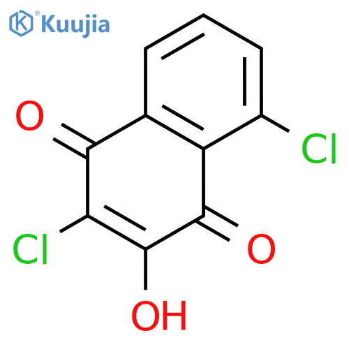 1,4-Naphthalenedione, 2,5-dichloro-3-hydroxy- structure