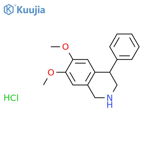 Naphthalene,1,2,3,4-tetrahydro-6,7-dimethoxy-1-phenyl- structure