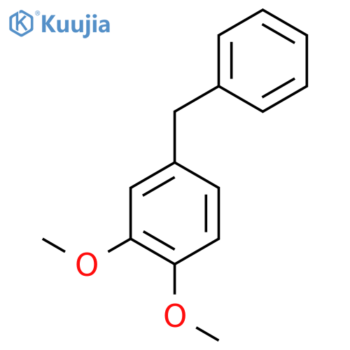 Benzene, 1,2-dimethoxy-4-(phenylmethyl)- structure