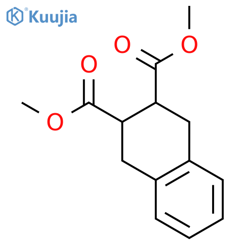 2,3-NAPHTHALENEDICARBOXYLIC ACID, 1,2,3,4-TETRAHYDRO-, DIMETHYL ESTER structure