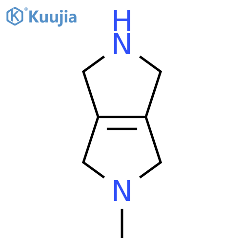 Pyrrolo[3,4-c]pyrrole,1,2,3,4,5,6-hexahydro-2-methyl- structure