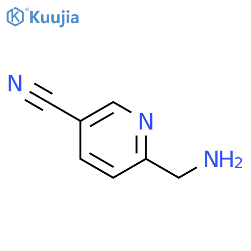 6-(aminomethyl)pyridine-3-carbonitrile structure