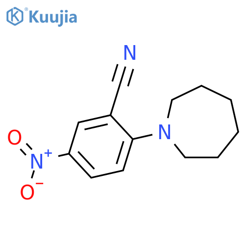2-Azepan-1-yl-5-nitrobenzonitrile structure