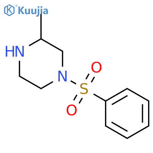 1-Benzenesulfonyl-3-methyl-piperazine structure