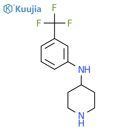 N-3-(Trifluoromethyl)phenylpiperidin-4-amine dihydrochloride structure