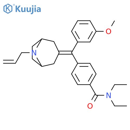 Benzamide,N,N-diethyl-4-[(3-methoxyphenyl)[8-(2-propenyl)-8-azabicyclo[3.2.1]oct-3-ylidene]methyl]- structure