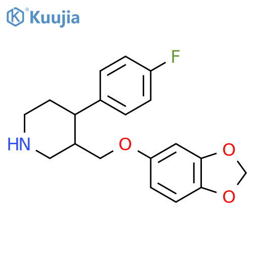 Paroxetine hydrochloride structure