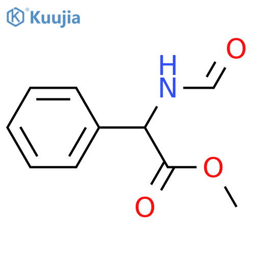 2-Amino-2-phenylacetic acid; (R)-form, N-Formyl, Me ester structure