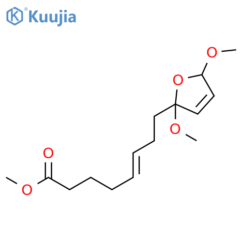 5-Octenoic acid, 8-(2,5-dihydro-2,5-dimethoxy-2-furanyl)-, methyl ester structure