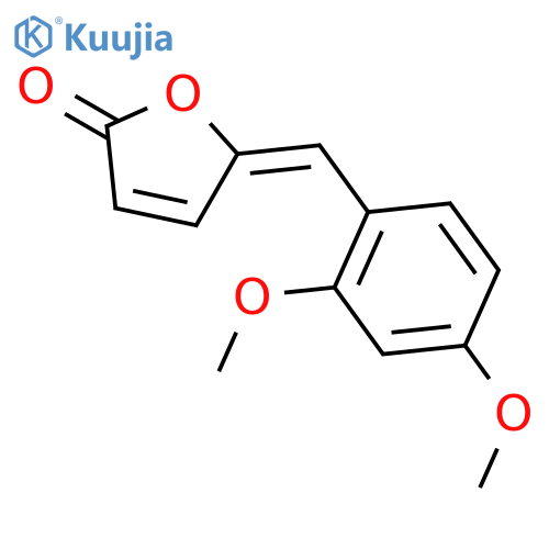 2(5H)-Furanone, 5-[(2,4-dimethoxyphenyl)methylene]-, (5Z)- structure