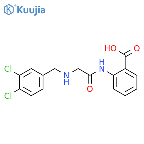 BENZOIC ACID, 2-[[[(3,4-DICHLOROPHENYL)METHYLAMINO]ACETYL]AMINO]- structure