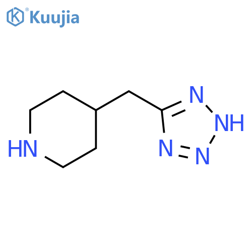 4-(2H-tetrazol-5-ylmethyl)Piperidine structure