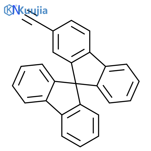 9,9'-spirobi[fluorene]-2-carbonitrile structure