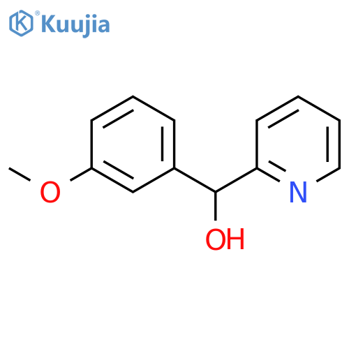 2-Pyridinemethanol, a-(3-methoxyphenyl)- structure