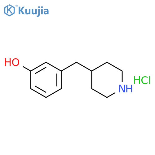 3-PIPERIDIN-4-YLMETHYL-PHENOL HYDROCHLORIDE structure