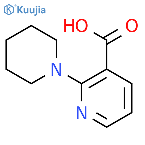 2-(piperidin-1-yl)pyridine-3-carboxylic acid structure