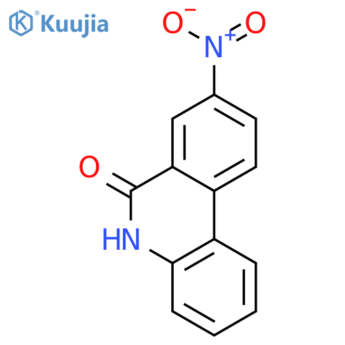 6(5H)-Phenanthridinone, 8-nitro- structure
