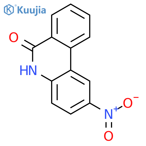 6(5H)-Phenanthridinone,2-nitro- structure
