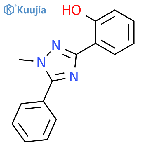 PHENOL, 2-(1-METHYL-5-PHENYL-1H-1,2,4-TRIAZOL-3-YL)- structure