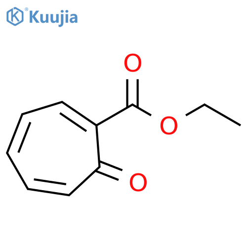 1,3,5-Cycloheptatriene-1-carboxylic acid, 7-oxo-, ethyl ester structure