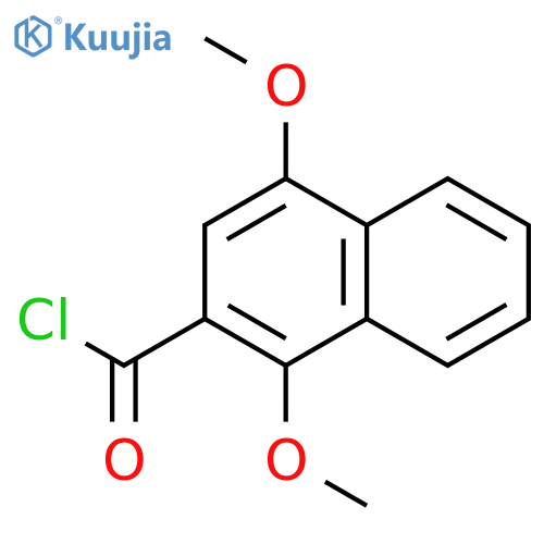 2-Naphthalenecarbonyl chloride, 1,4-dimethoxy- structure