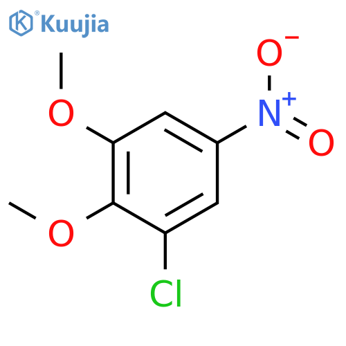 1-chloro-2,3-dimethoxy-5-nitrobenzene structure