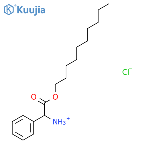 2-(decyloxy)-2-oxo-1-phenylethanaminium chloride structure