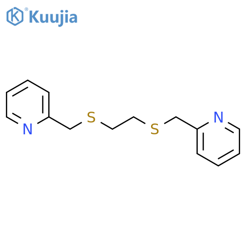 2-[2-(pyridin-2-ylmethylsulfanyl)ethylsulfanylmethyl]pyridine structure