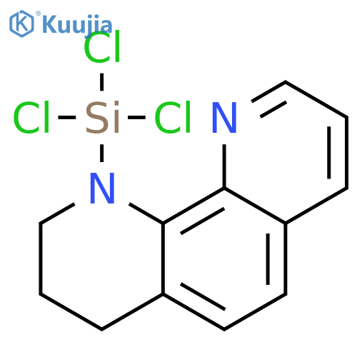 1,10-Phenanthroline, 1,2,3,4-tetrahydro-1-(trichlorosilyl)- structure