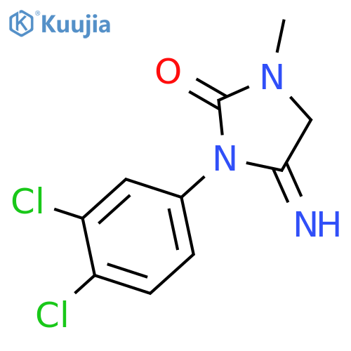 3-(3,4-Dichlorophenyl)-4-imino-1-methylimidazolidin-2-one structure