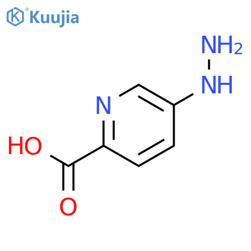 5-hydrazinylpyridine-2-carboxylic acid structure