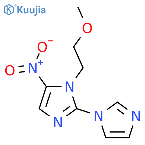 1,2'-Bi-1H-imidazole, 1'-(2-methoxyethyl)-5'-nitro- structure