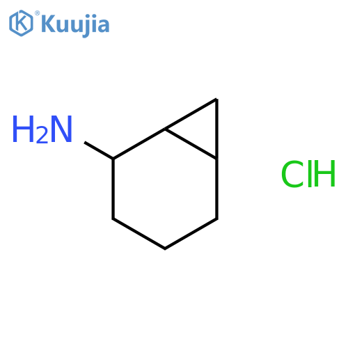 bicyclo[4.1.0]heptan-2-amine hydrochloride structure