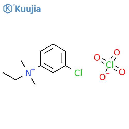 Benzenaminium, 3-chloro-N-ethyl-N,N-dimethyl-, perchlorate structure