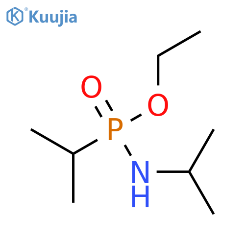 PHOSPHONAMIDIC ACID, N,P-BIS(1-METHYLETHYL)-, ETHYL ESTER structure