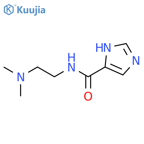 1H-IMIDAZOLE-4-CARBOXAMIDE, N-[2-(DIMETHYLAMINO)ETHYL]- structure
