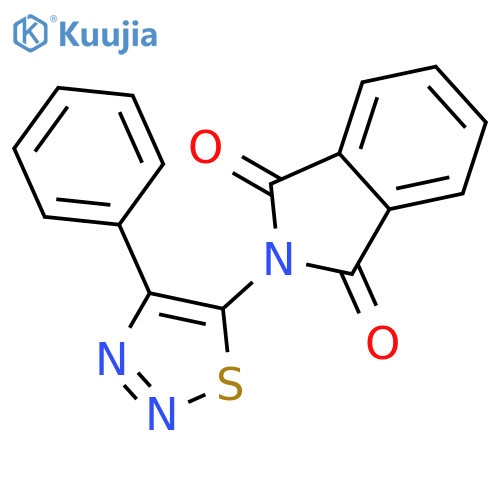 2-(4-Phenyl-1,2,3thiadiazol-5-yl)-isoindole-1,3-dione structure