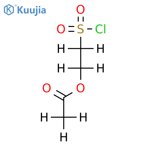 2-(chlorosulfonyl)ethyl acetate structure