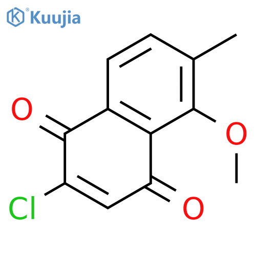 1,4-NAPHTHALENEDIONE, 2-CHLORO-5-METHOXY-6-METHYL- structure