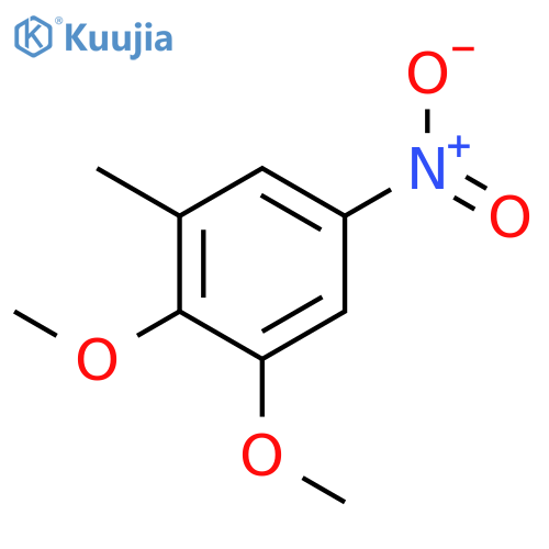BENZENE, 1,2-DIMETHOXY-3-METHYL-5-NITRO- structure