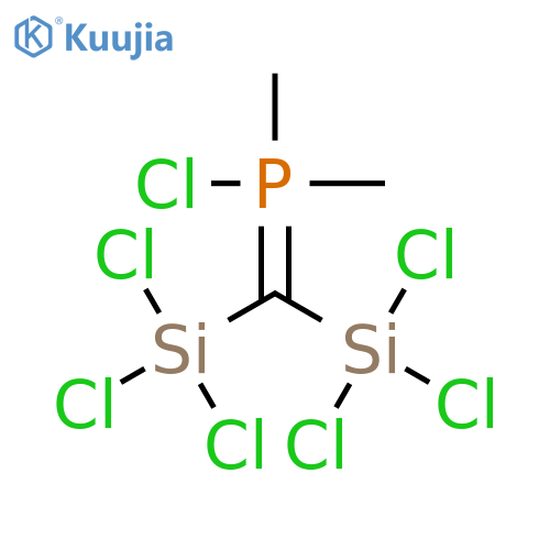 Phosphorane, [bis(trichlorosilyl)methylene]chlorodimethyl- structure