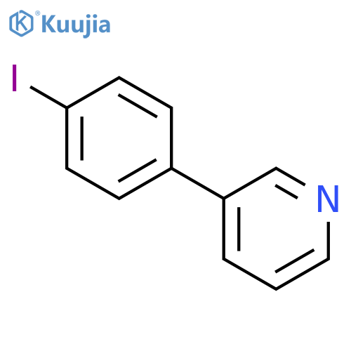 Pyridine, 3-(4-iodophenyl)- structure