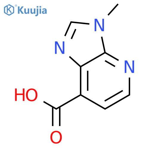 3-methyl-3H-imidazo4,5-bpyridine-7-carboxylic acid structure