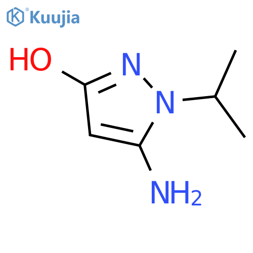 5-Amino-1-isopropyl-1H-pyrazol-3-ol structure