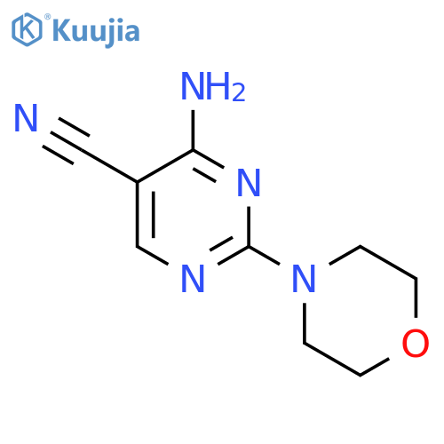 4-Amino-2-morpholinopyrimidine-5-carbonitrile structure