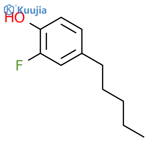 2-Fluoro-4-pentylphenol structure
