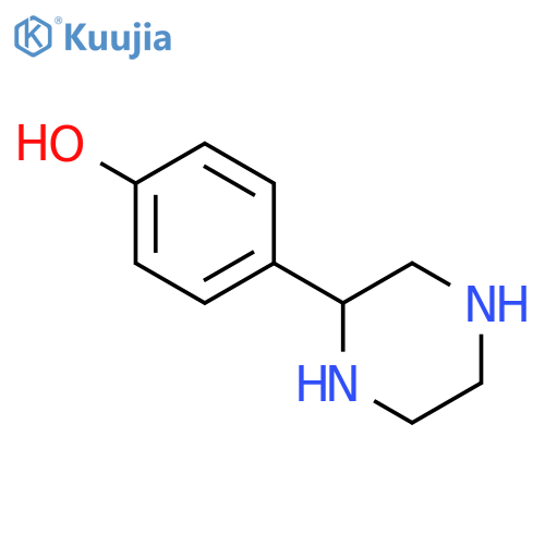 4-Piperazin-2-yl-phenol structure