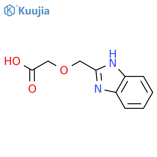 (1H-Benzimidazol-2-ylmethoxy)acetic Acid structure