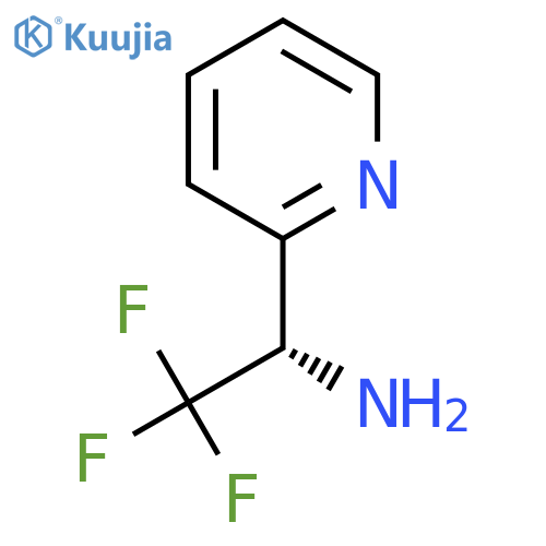 (1s)-2,2,2-trifluoro-1-pyridin-2-ylethanamine structure