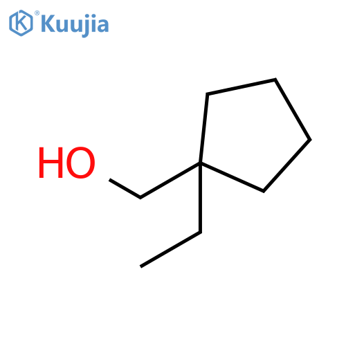 (1-ethylcyclopentyl)methanol structure